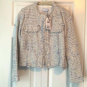 Mango cropped tweed jacket